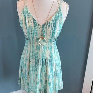 Lavender Brown adjustable Strap Dress Size S